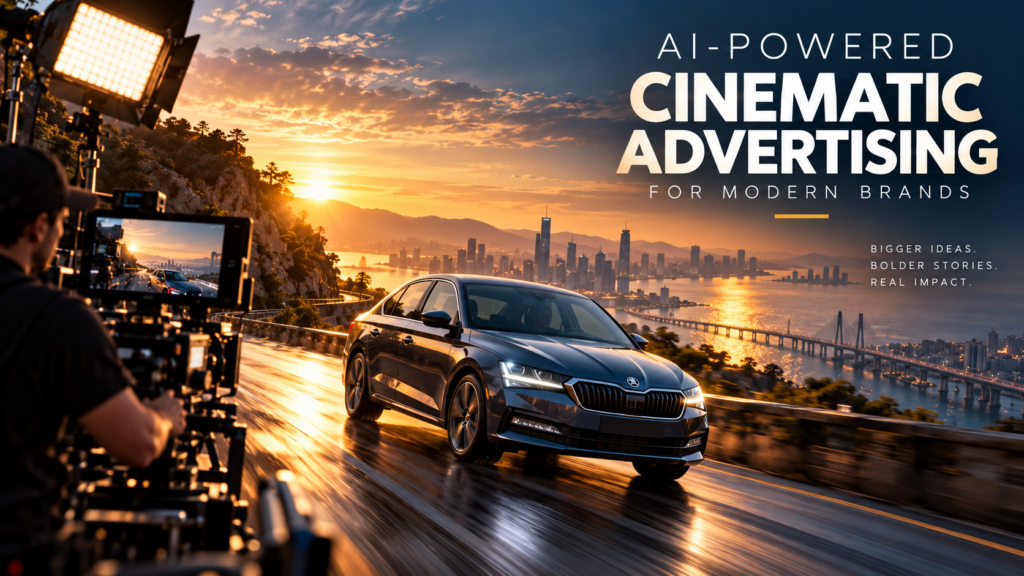 AI-powered cinematic advertising for modern brands by SR Cinemads